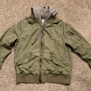Green Hollister Jacket